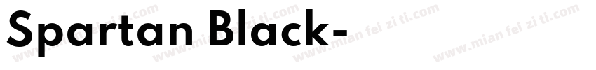 Spartan Black字体转换